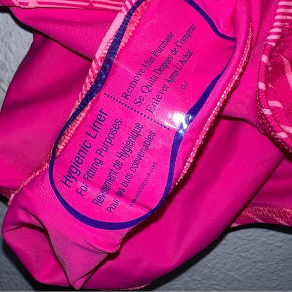 Solid & Striped Spencer Orchid Pink Gingham Belted One-Piece Swimsuit - Picture 8 of 8